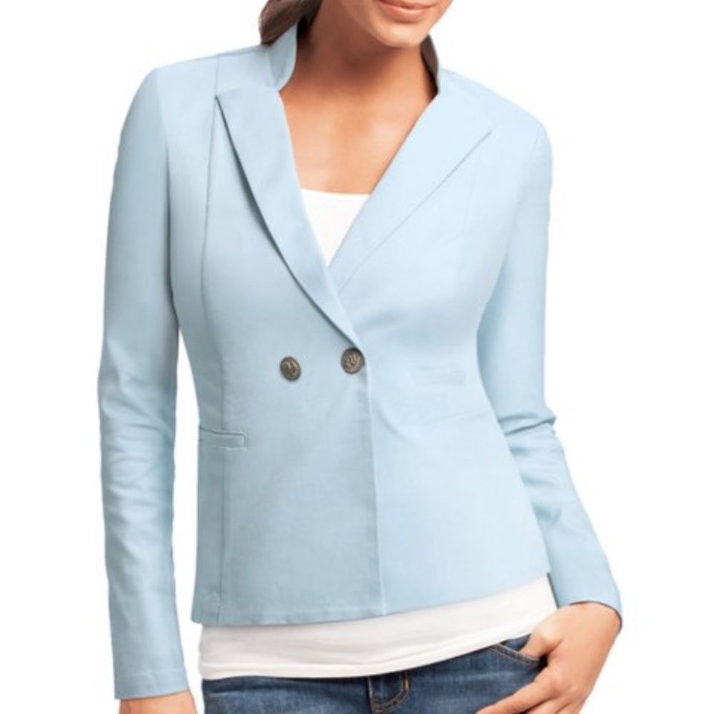 Cabi Wedgewood baby blue jacket 6
